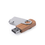 Cetrex 16Gb USB Flash Drive - Bamboo Wood Body with Metal Clip