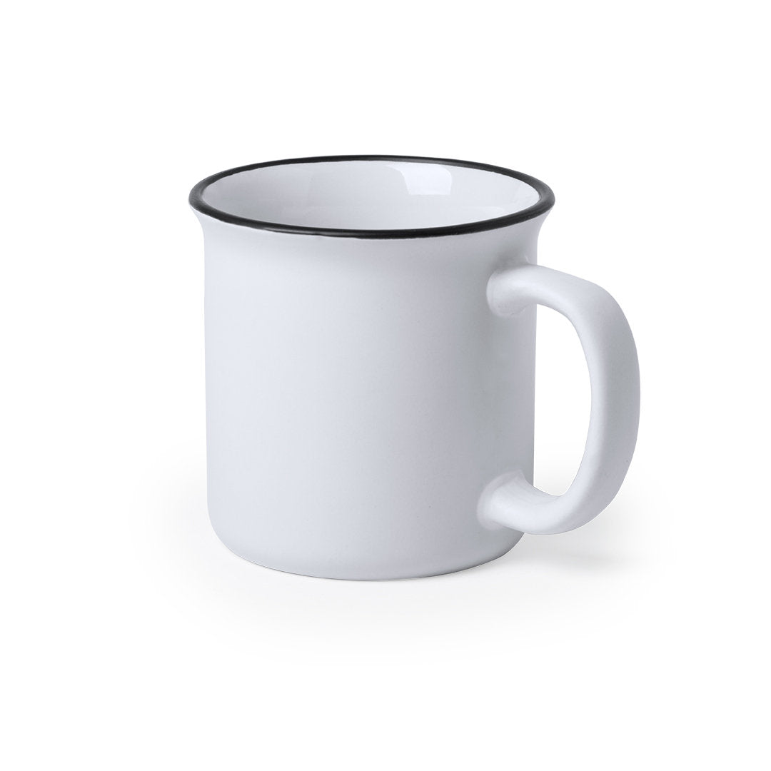Bercom Ceramic Mug – Vintage Style 300ml Mug for Bulk Orders