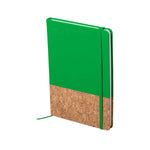 Bluster Sustainable Notepad – Natural Cork & PU Leather