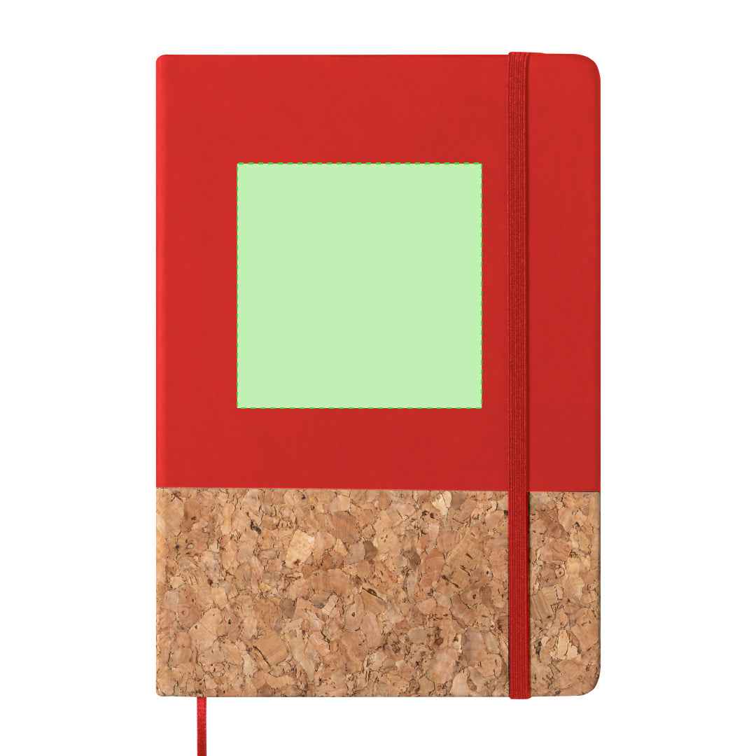 Bluster Sustainable Notepad – Natural Cork & PU Leather