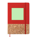 Bluster Sustainable Notepad – Natural Cork & PU Leather