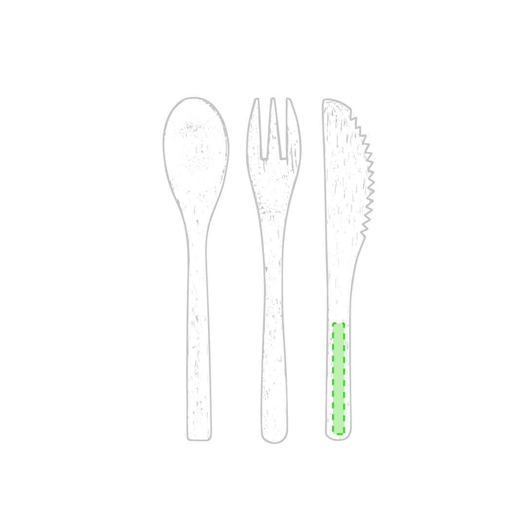 Plusin Bamboo Cutlery Set for Eco-Friendly Bulk Orders in Ireland