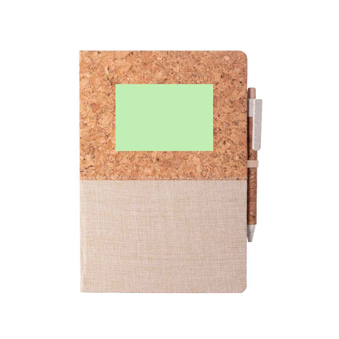 Brastel Sustainable Notepad and Pen Set | Eco-Friendly Office Essentials