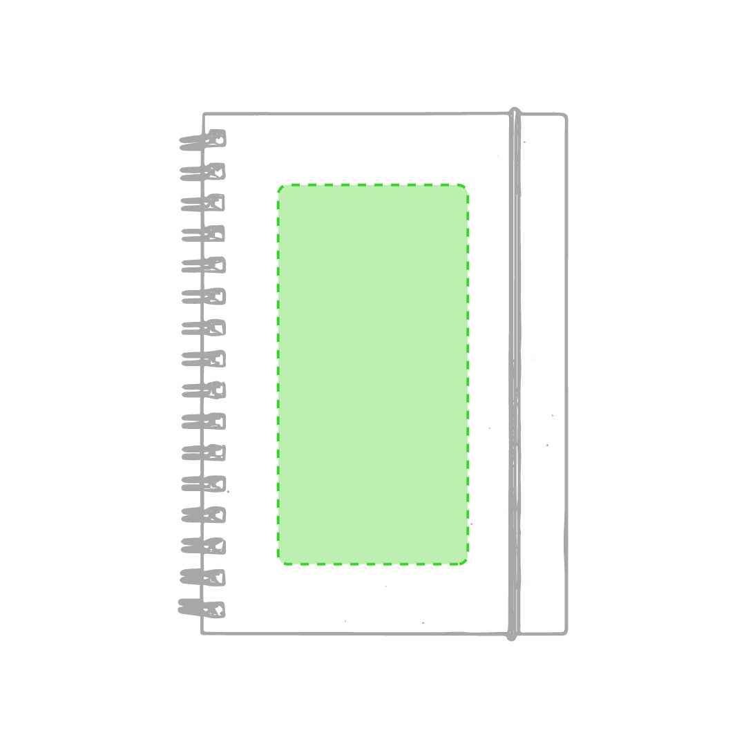 Zubar Notebook - Eco-Friendly Colored Rings Notebook for Bulk Orders
