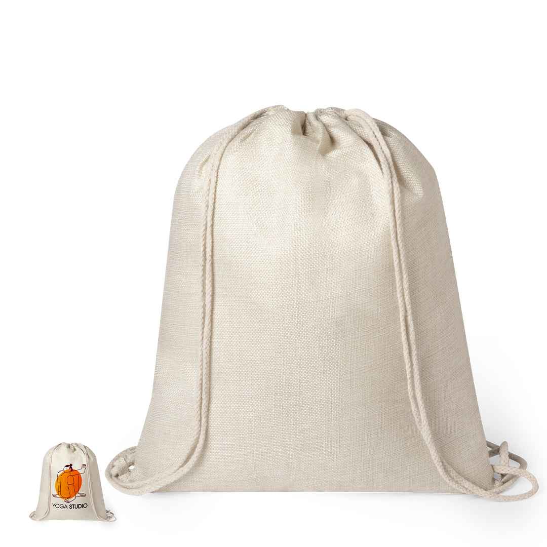 Lizcom Drawstring Backpack – Durable Sublimation Polyester
