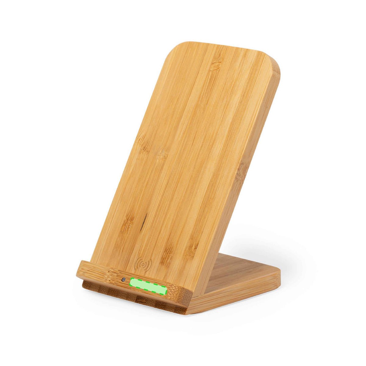 Dimper Wireless Charger - Eco-Friendly Bamboo Phone Holder | Fou Tees Ireland