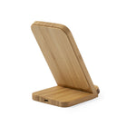 Dimper Wireless Charger - Eco-Friendly Bamboo Phone Holder | Fou Tees Ireland