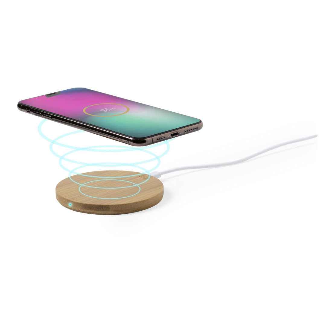 wireless charger bamboo - Hebant