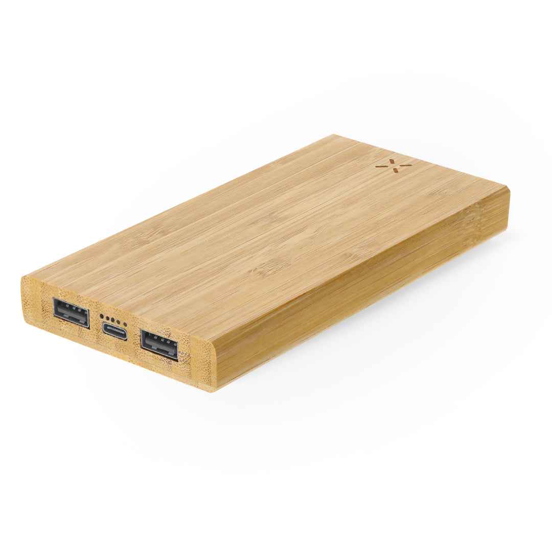 Kalery Bamboo Power Bank - Sustainable Wireless Charging Solution