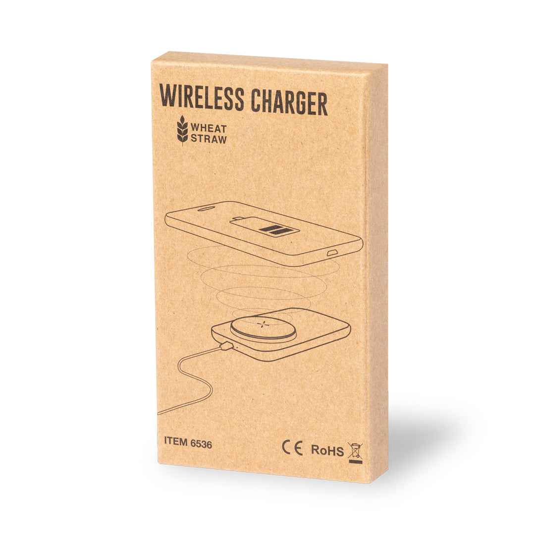 Claudix Wireless Charger with Bamboo Shell - Sustainable Tech Accessory