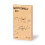 Claudix Wireless Charger with Bamboo Shell - Sustainable Tech Accessory