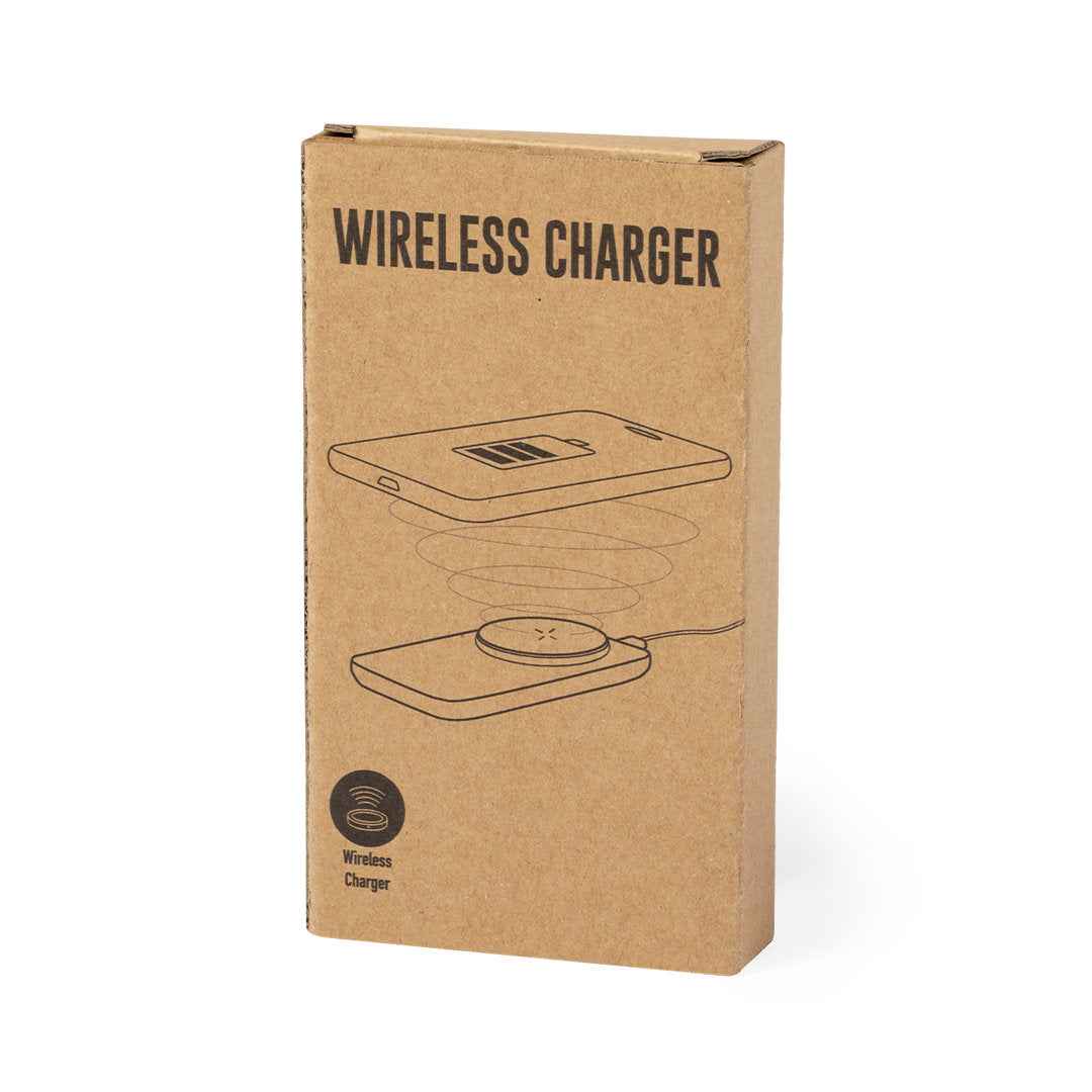 Claudix Wireless Charger with Bamboo Shell - Sustainable Tech Accessory