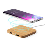 Dumiax Wireless Charger with Bamboo Shell | Eco-Friendly Charging Solution