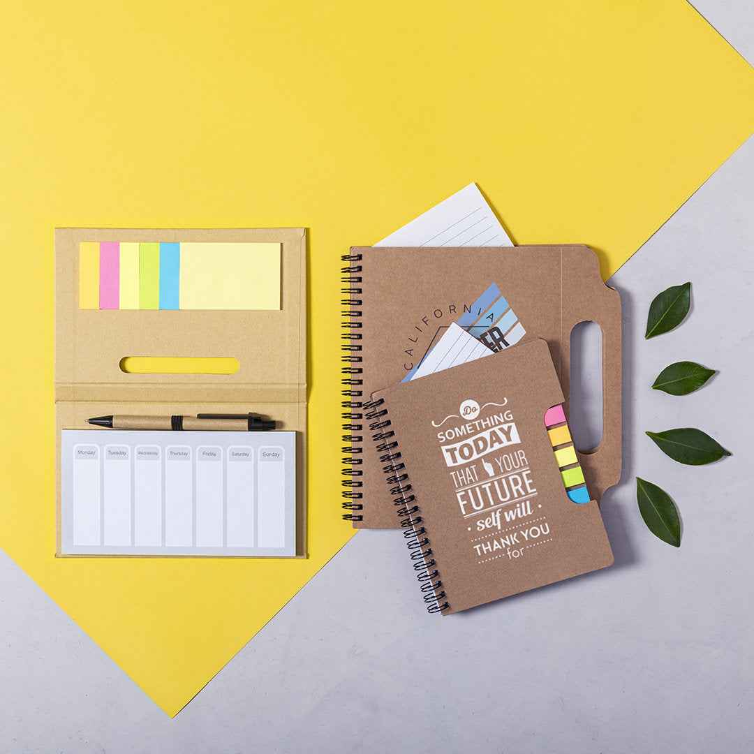 Kendil Notepad and Ball Pen Set - Sustainable Office Essentials
