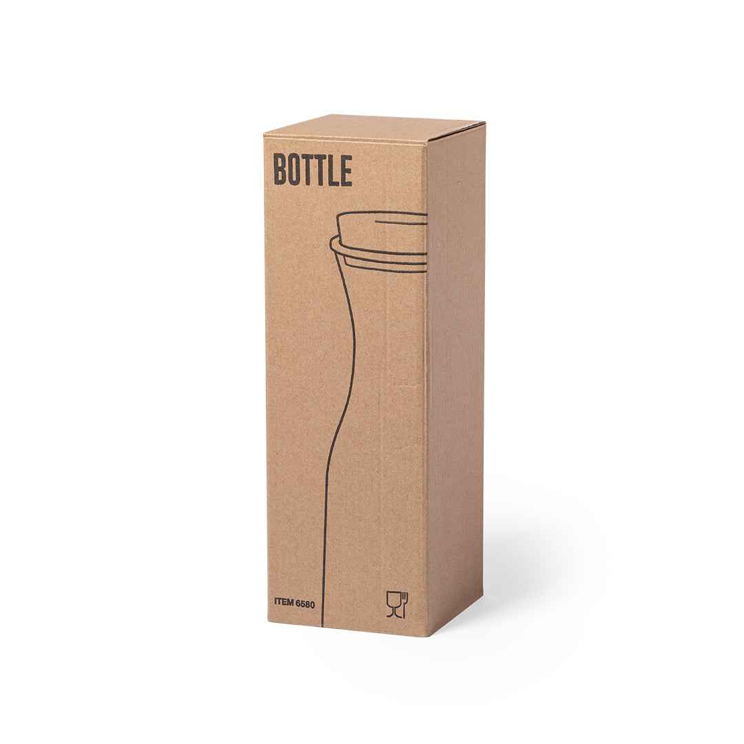 Lonpel Glass Bottle – Eco-Friendly 1L Capacity Bottle with Natural Cork Lid