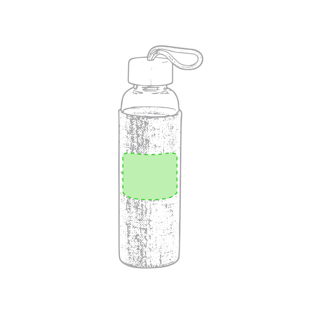 Kasfol Nature Bottle – Eco-Friendly Bamboo and Glass Water Bottle