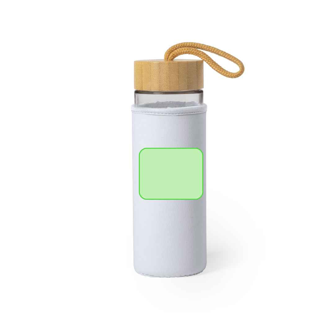 Lurok Bamboo Glass Bottle – Eco-Friendly Sustainable Bottle from Fou Tees Ireland