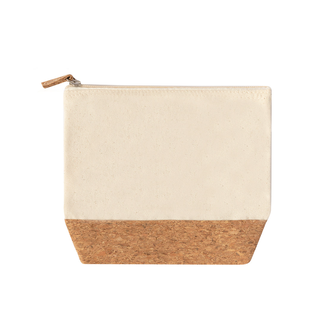 Subrum Beauty Bag – Natural Cork and Cotton Combination