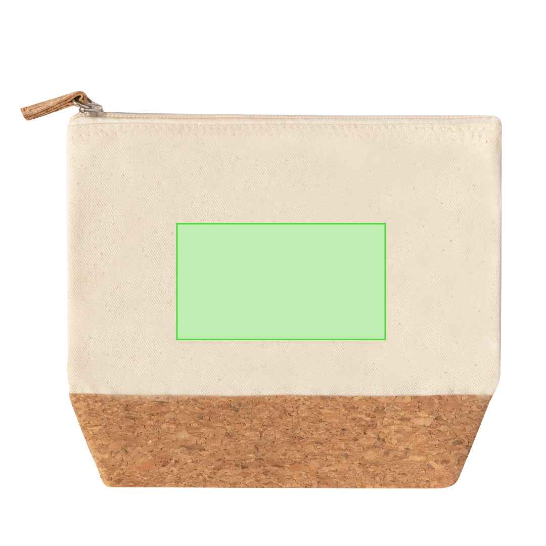 Subrum Beauty Bag – Natural Cork and Cotton Combination