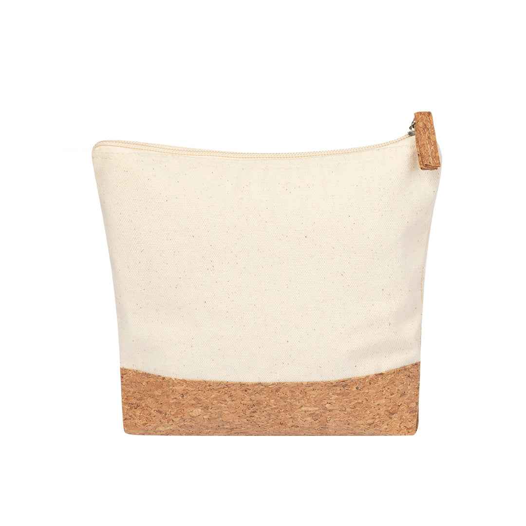 Subrum Beauty Bag – Natural Cork and Cotton Combination