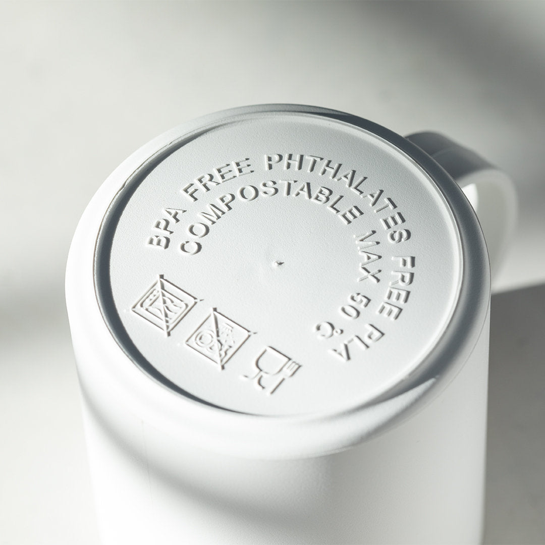 Pioka Compostable Mug – Eco-Friendly 350ml Cup for Irish Businesses