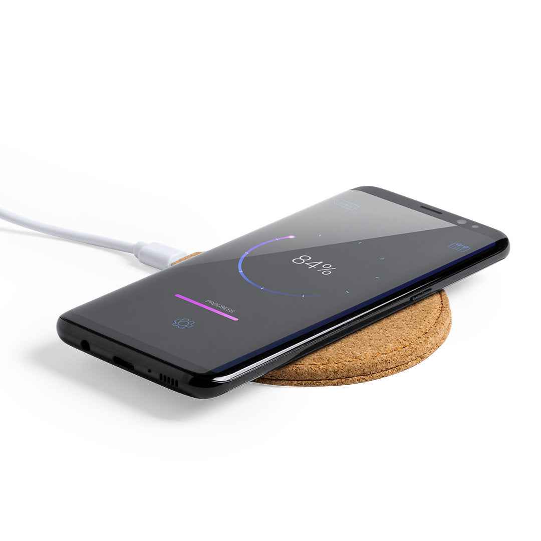 Kibox Wireless Charger – Sustainable Cork Design for Bulk Corporate Orders