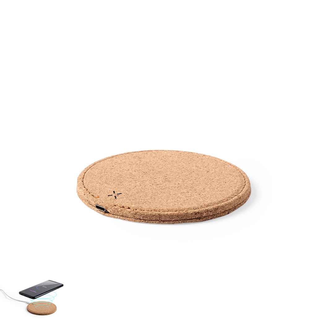 Kibox Wireless Charger – Sustainable Cork Design for Bulk Corporate Orders