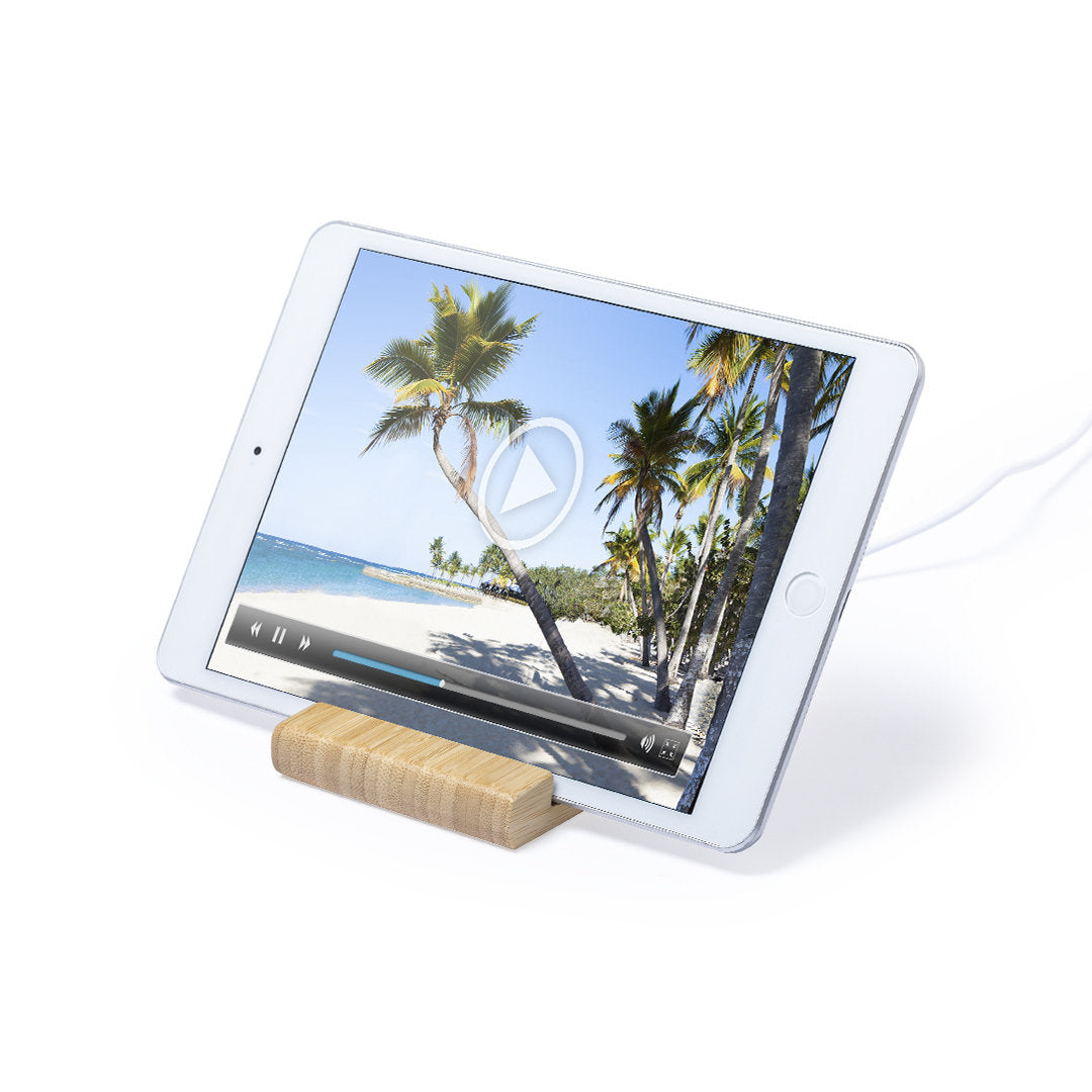 Vartol Wireless Charger with Bamboo Holder – Sustainable Charging Solution