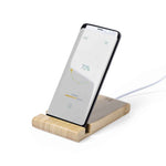 Vartol Wireless Charger with Bamboo Holder – Sustainable Charging Solution