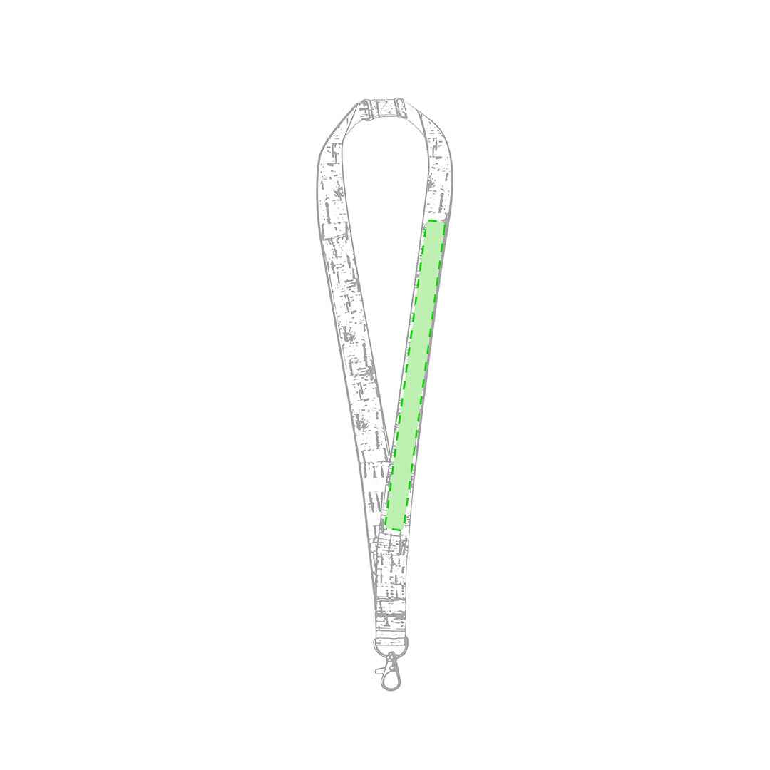 Bespal Natural Cork Lanyard - Sustainable Office Accessories