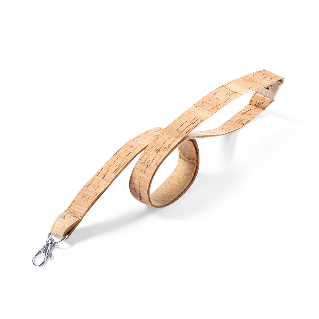 Bespal Natural Cork Lanyard - Sustainable Office Accessories