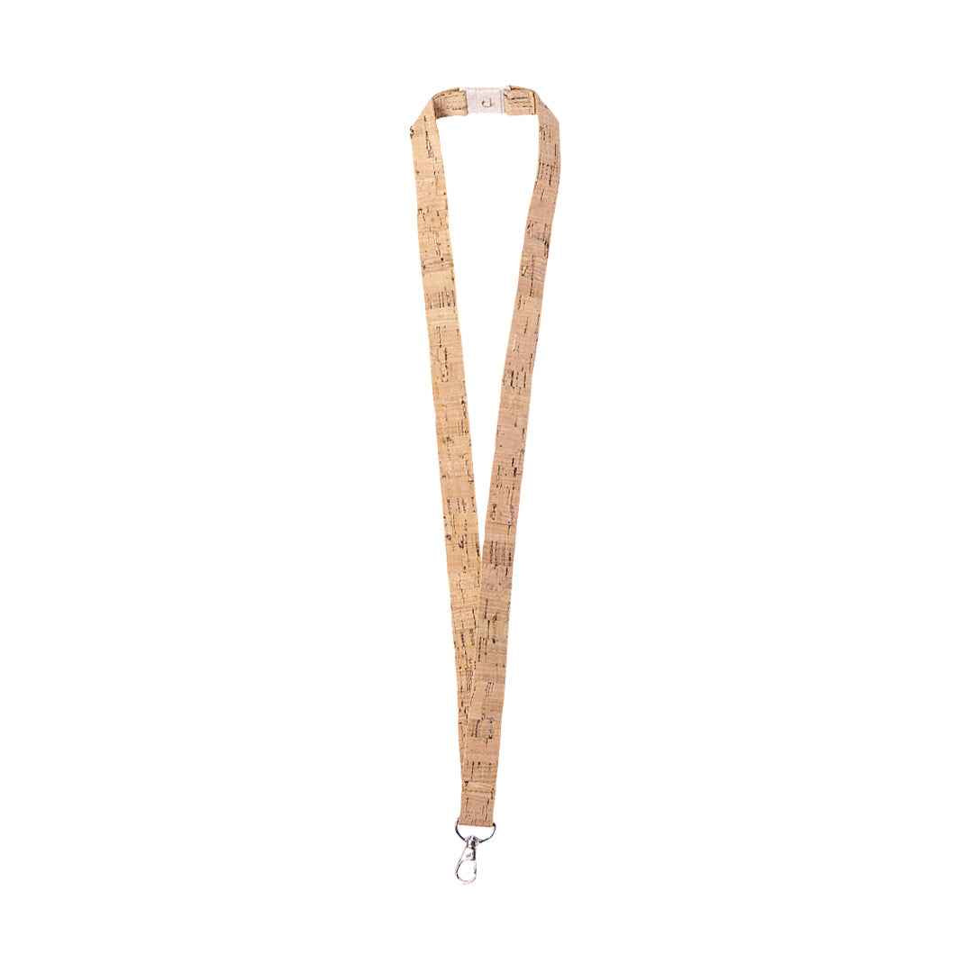 Bespal Natural Cork Lanyard - Sustainable Office Accessories