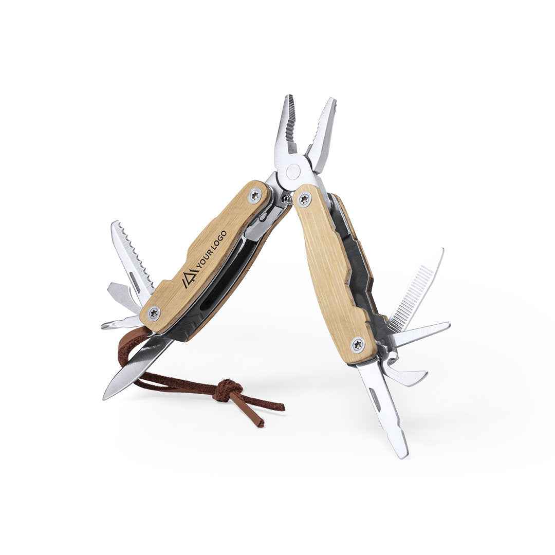 Folnax Multi-Tool – Durable 12-Function Tool with Bamboo Handle