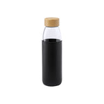 Teltox Sustainable Bottle – Eco-Friendly Glass Water Bottle with Bamboo Cap