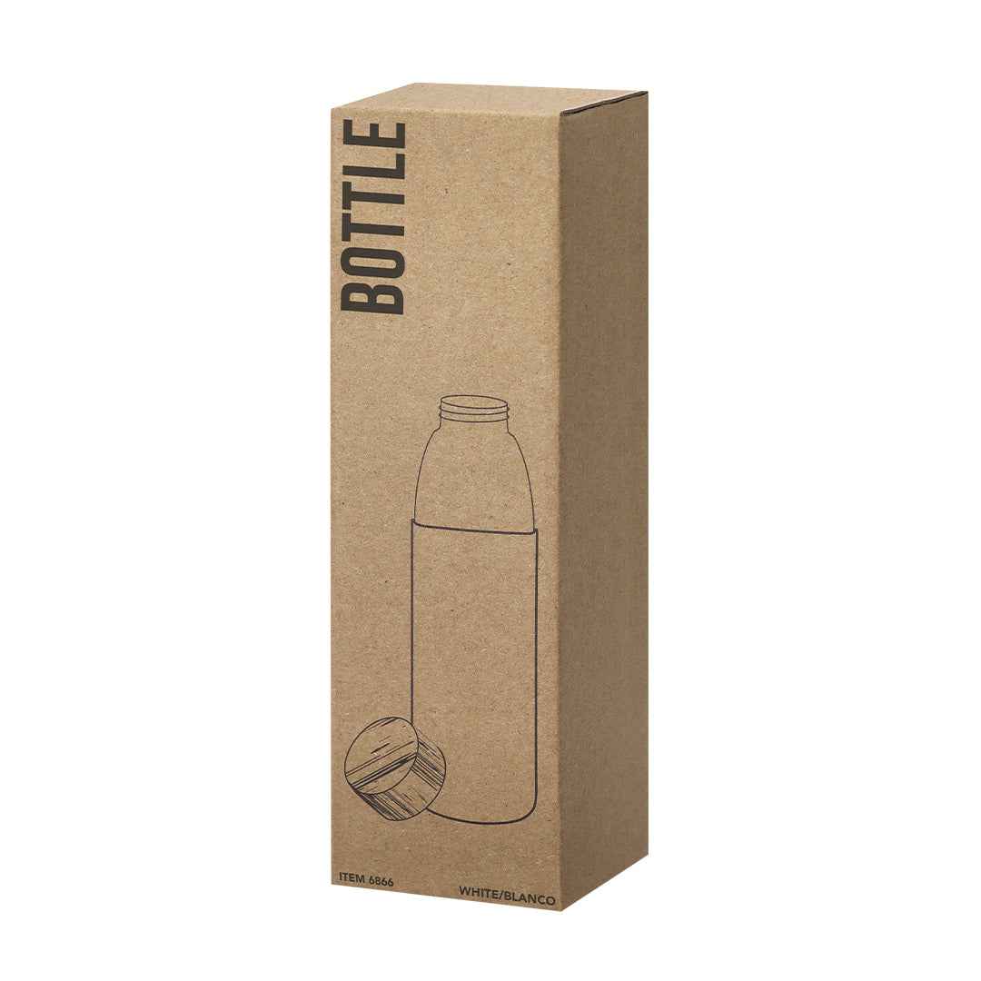 Teltox Sustainable Bottle – Eco-Friendly Glass Water Bottle with Bamboo Cap
