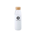 Teltox Sustainable Bottle – Eco-Friendly Glass Water Bottle with Bamboo Cap