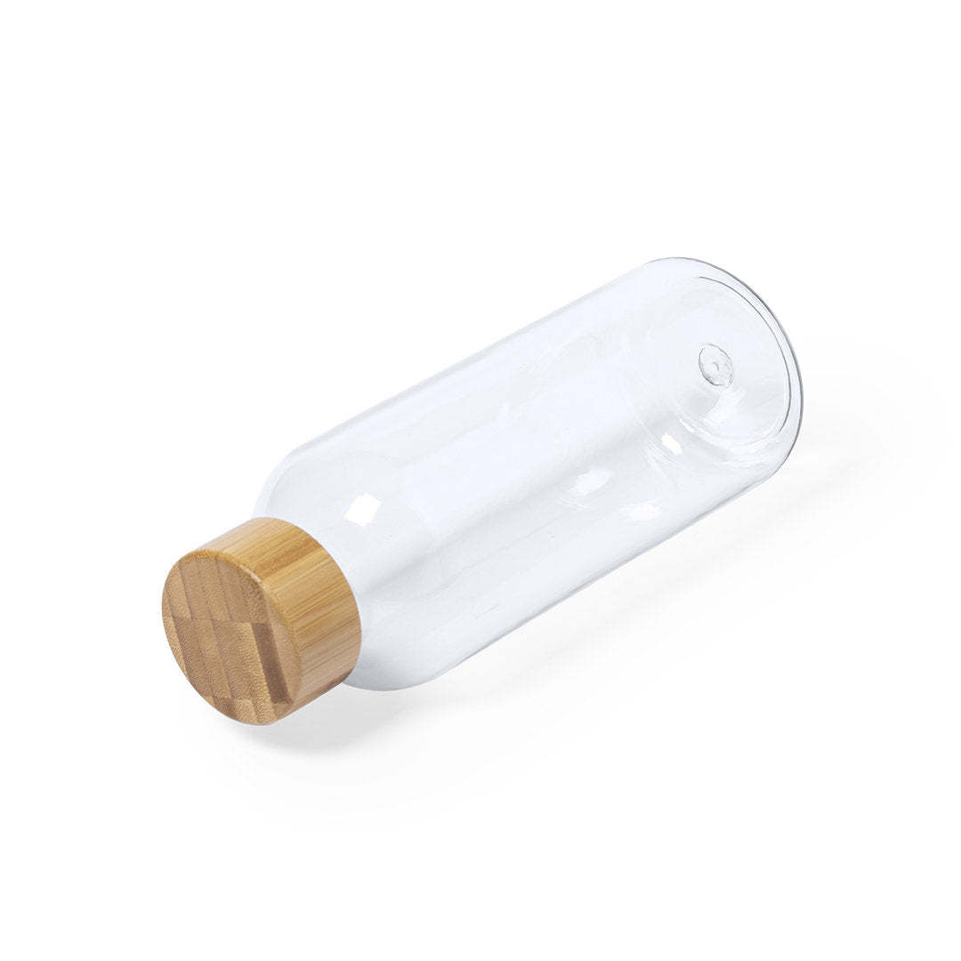 Solarix Sustainable Bottle – Eco-Friendly 600ml RPET Bottle with Bamboo Cap