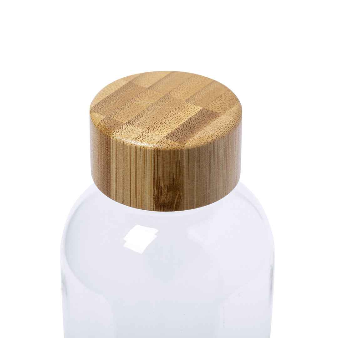 Solarix Sustainable Bottle – Eco-Friendly 600ml RPET Bottle with Bamboo Cap