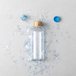 Solarix Sustainable Bottle – Eco-Friendly 600ml RPET Bottle with Bamboo Cap