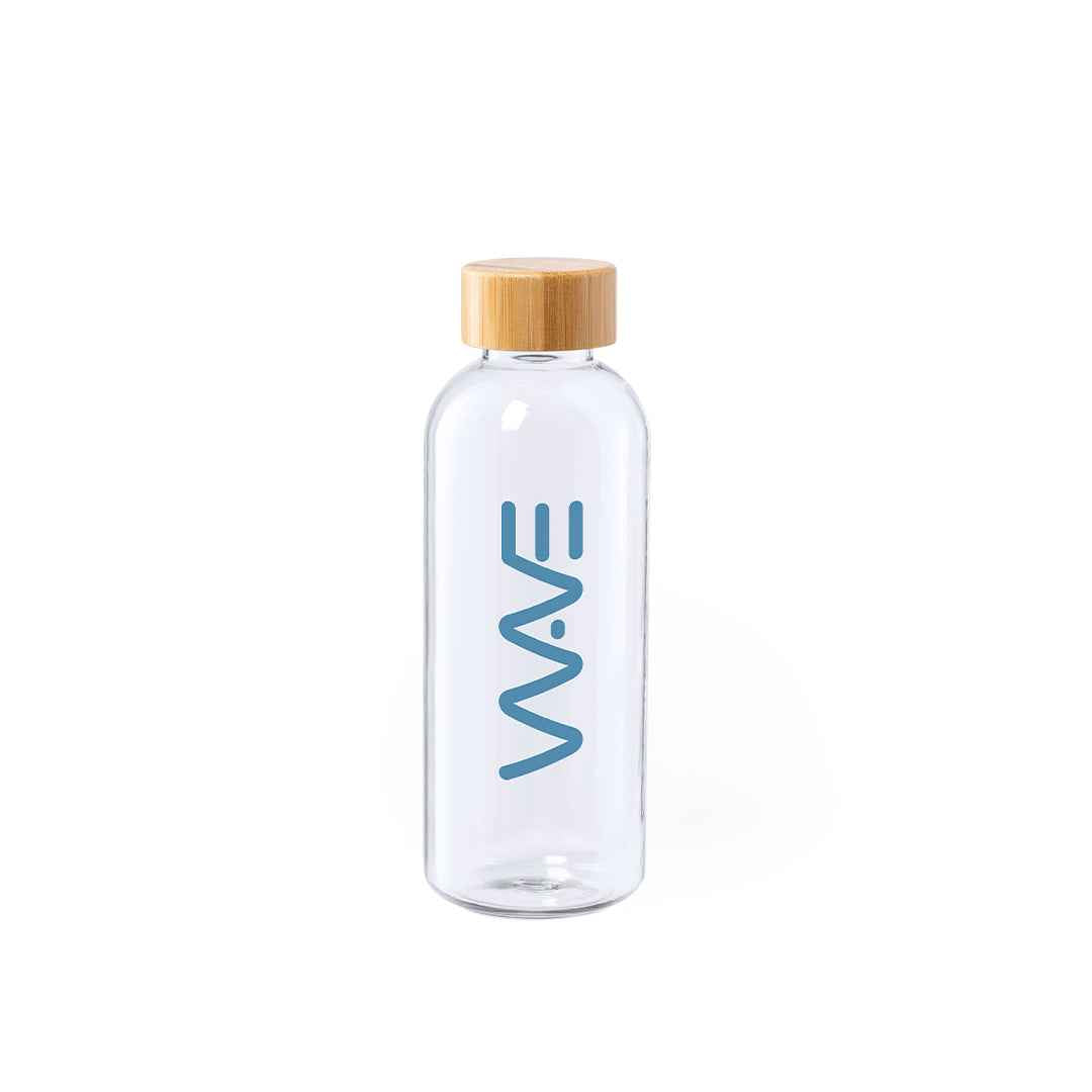 Solarix Sustainable Bottle – Eco-Friendly 600ml RPET Bottle with Bamboo Cap