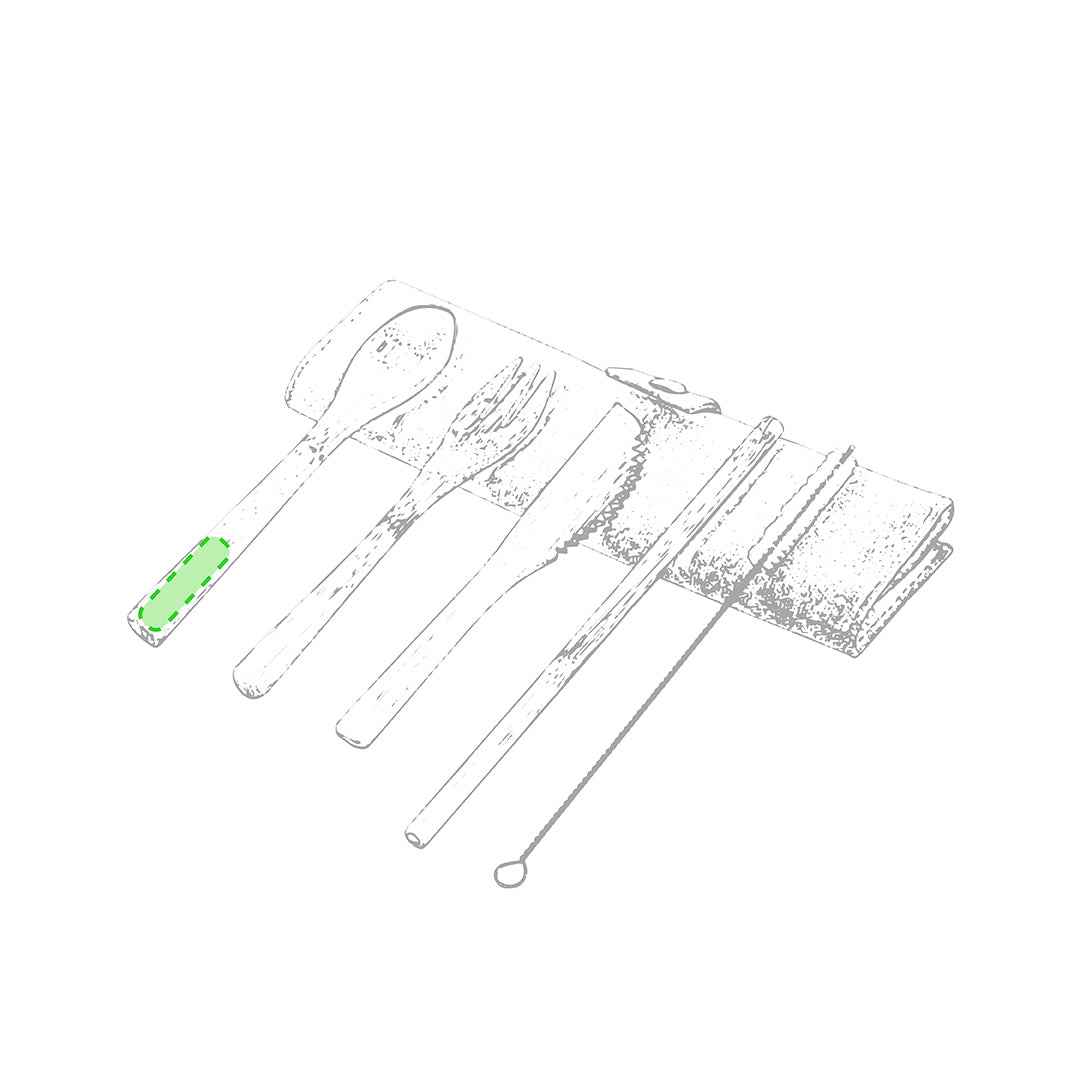 Corpax Bamboo Cutlery Set – Sustainable and Practical Takeaway Solution