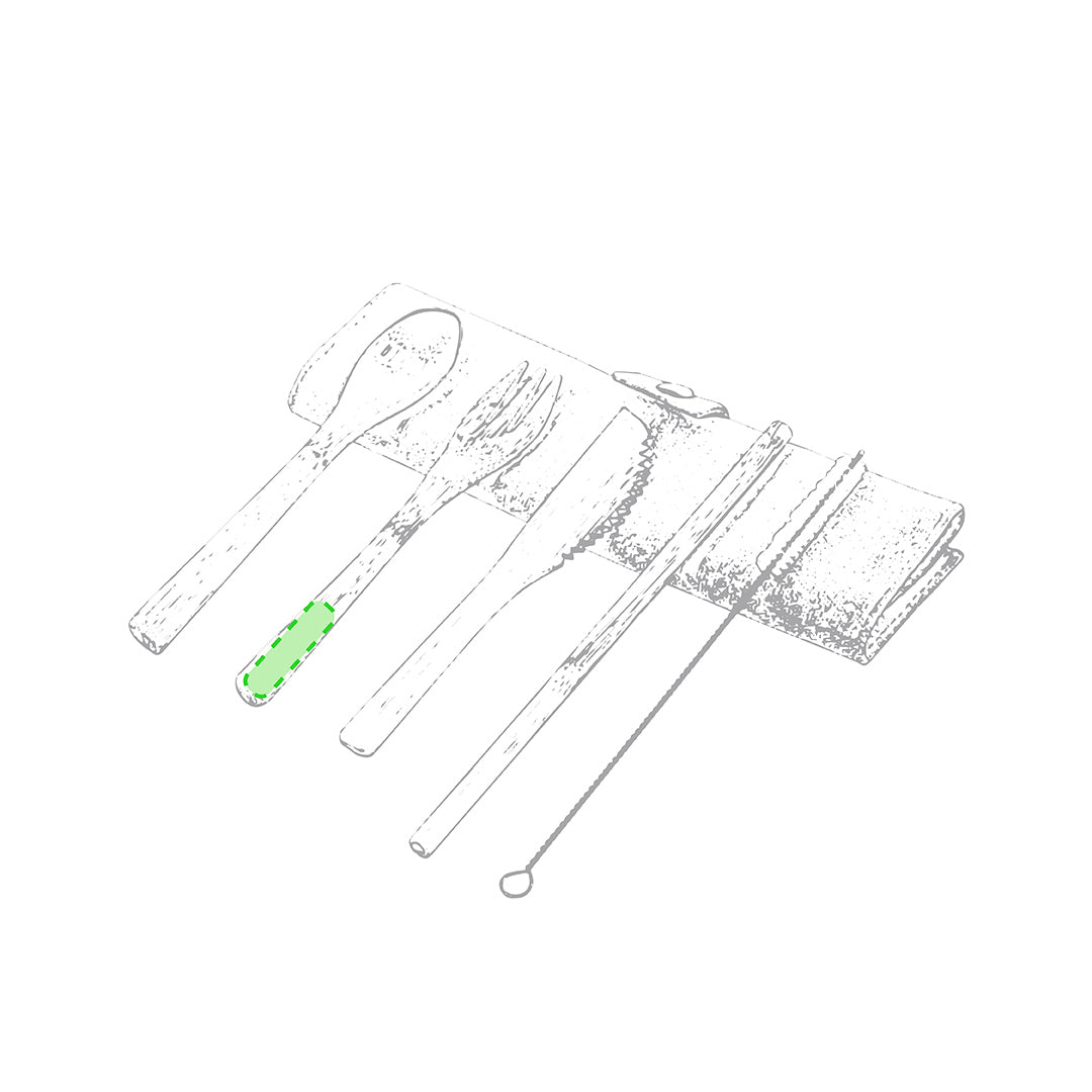 Corpax Bamboo Cutlery Set – Sustainable and Practical Takeaway Solution