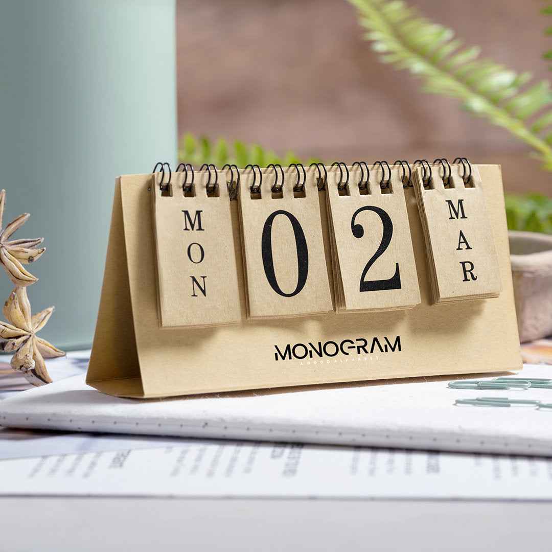 Gadner Perpetual Calendar – Eco-Friendly Office Essential