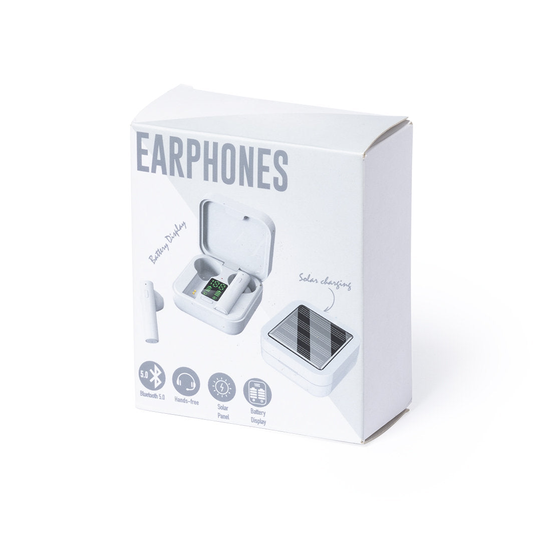 Vinzer Bluetooth Earphones with Solar Charging – Bulk Orders from Fou Tees Ireland