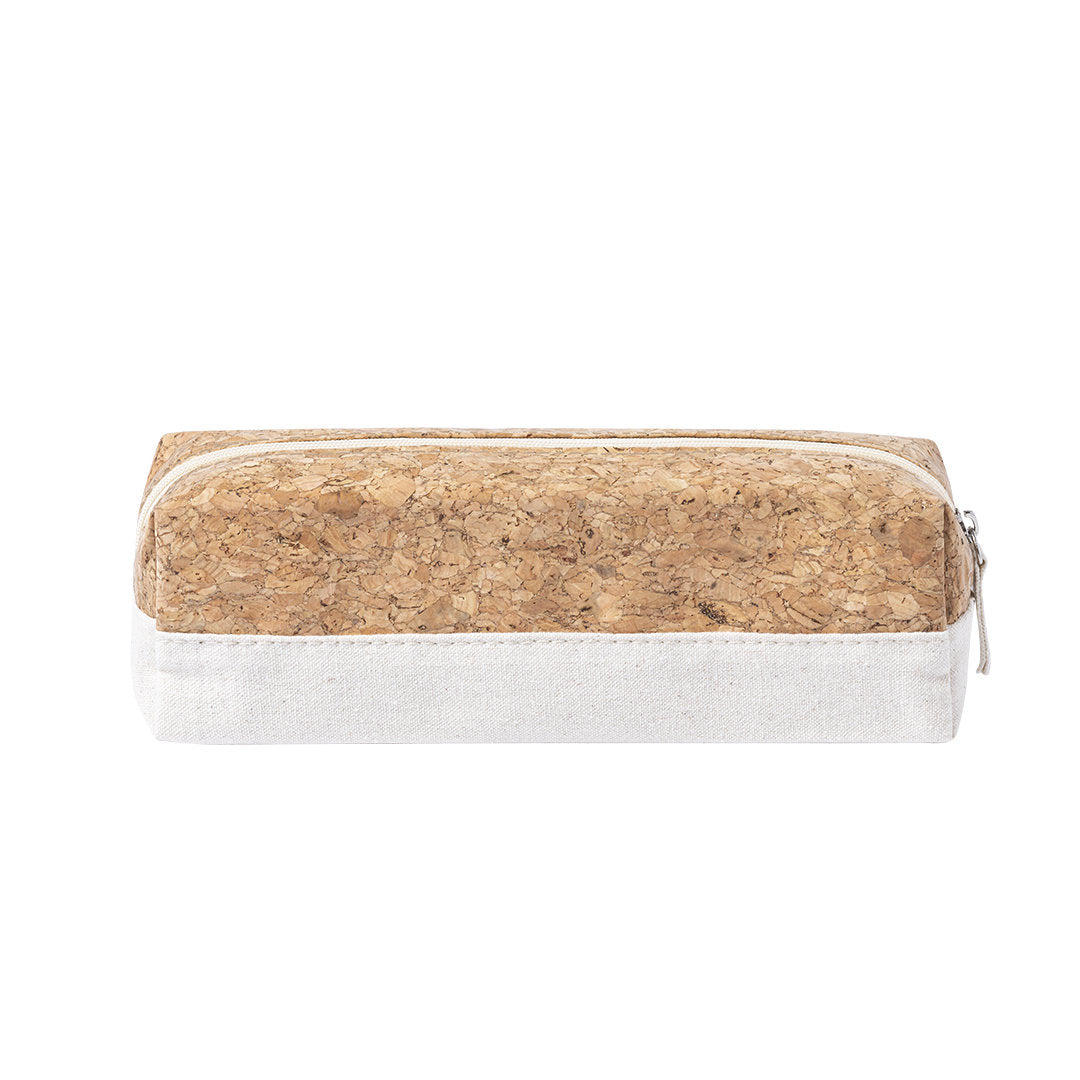 Reiton Sustainable Case – Natural Cork and Cotton Zip Closure