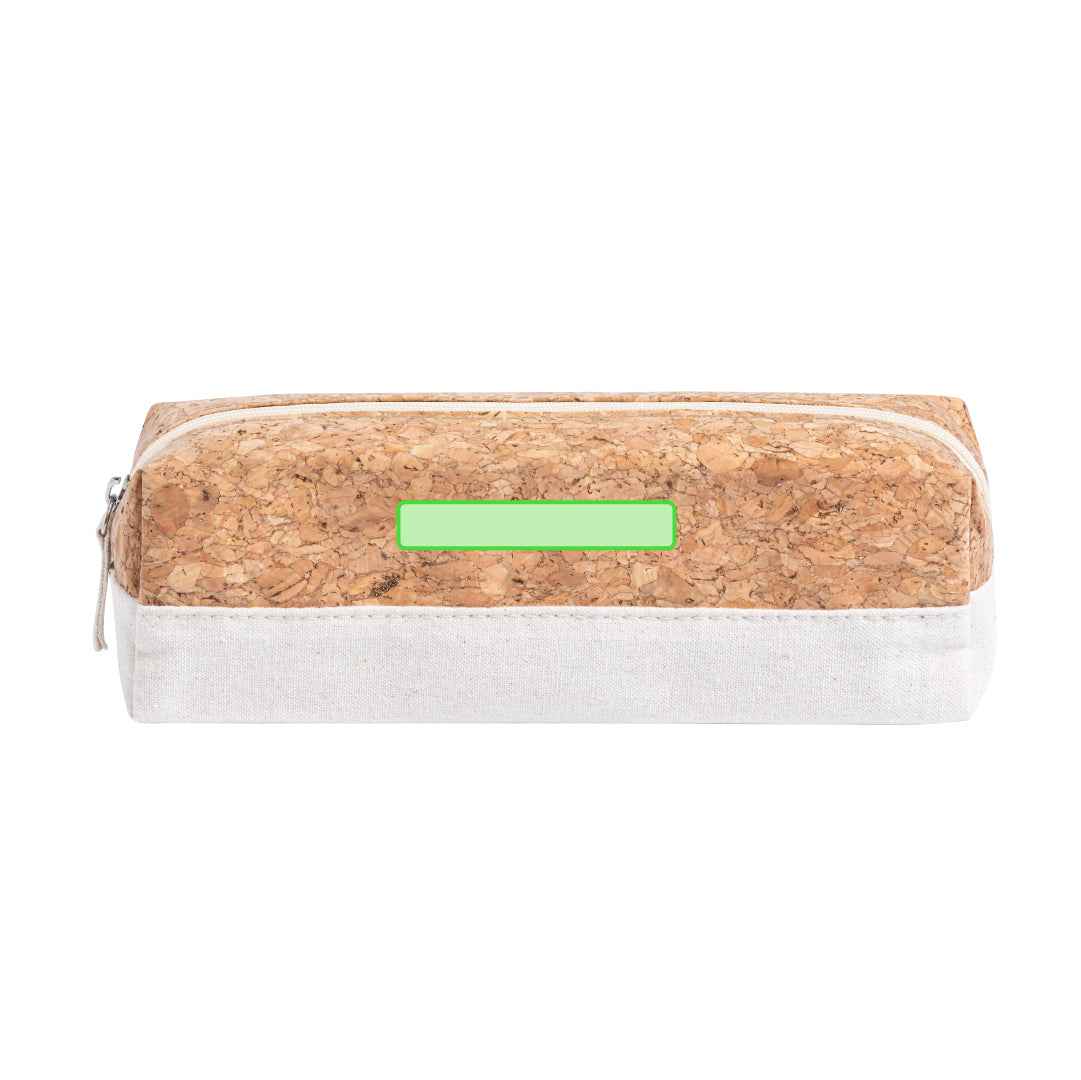 Reiton Sustainable Case – Natural Cork and Cotton Zip Closure