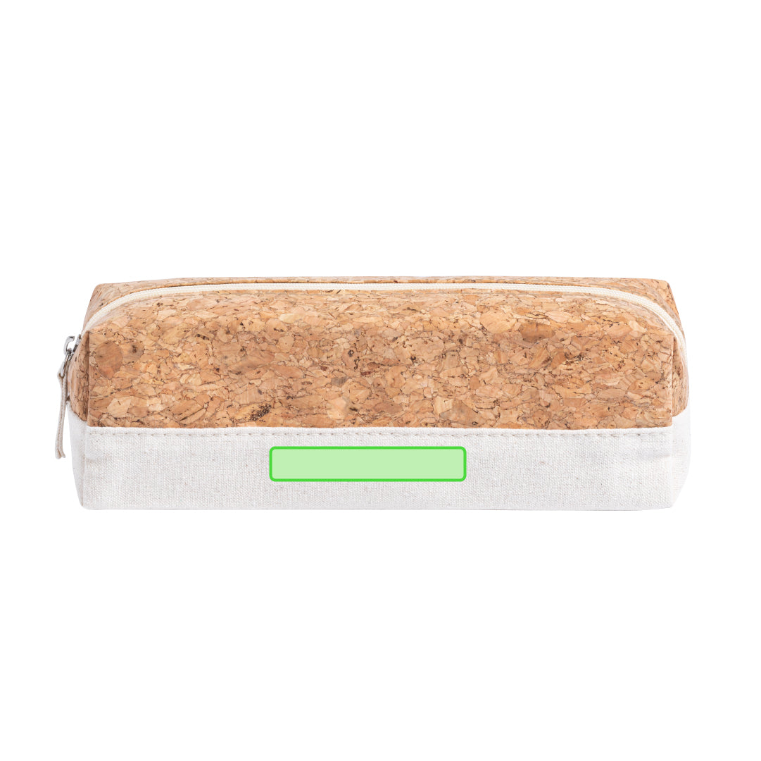 Reiton Sustainable Case – Natural Cork and Cotton Zip Closure