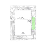 Liban Photo Frame - Elegant MDF Frame for 10x15 cm Photos