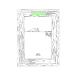 Liban Photo Frame - Elegant MDF Frame for 10x15 cm Photos