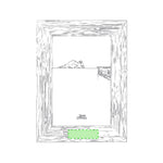 Liban Photo Frame - Elegant MDF Frame for 10x15 cm Photos